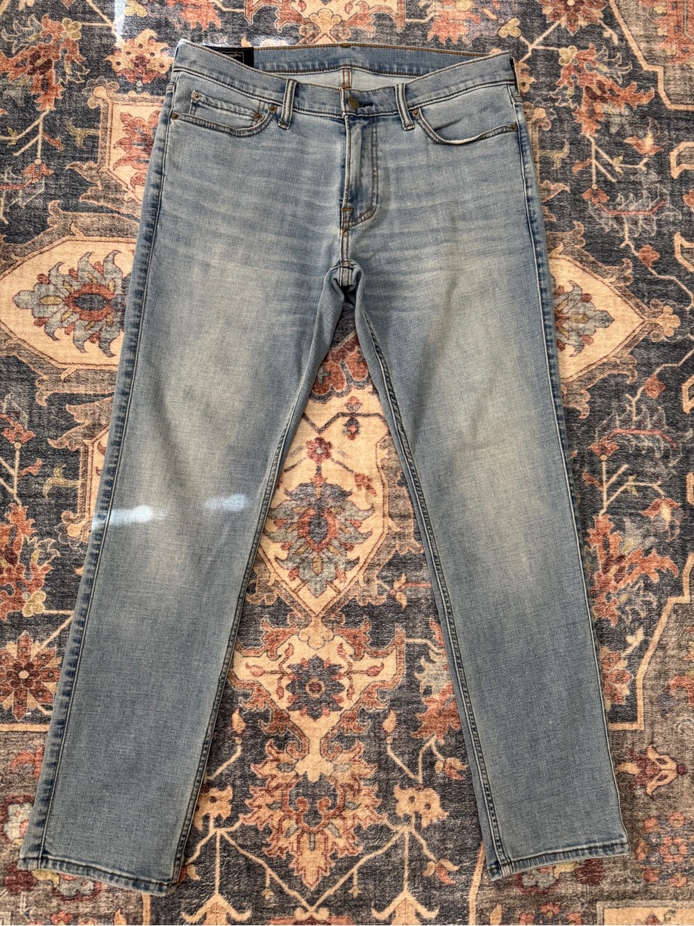Abercrombie & Fitch Light Blue Slim Straight Jeans